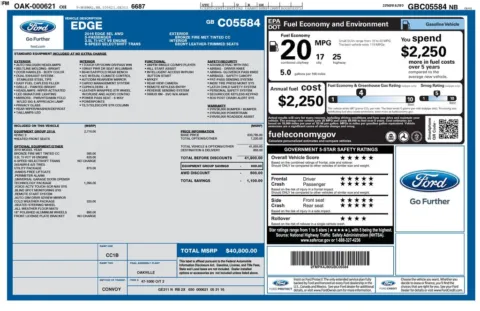 Photos of 2016 Ford Edge SEL for sale in Athens, OH at Don Wood Ford Lincoln