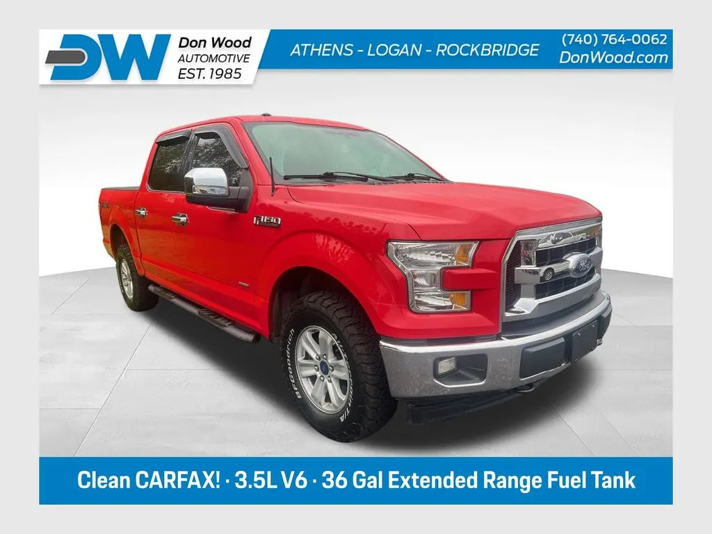 Red 2017 Ford F-150 XLT for sale in Athens, OH