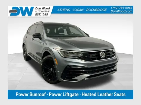 Gray 2023 Volkswagen Tiguan 2.0T SE R-Line Black for sale in Athens, OH