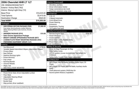 Photos of 2006 Chevrolet HHR LT for sale in Athens, OH at Don Wood Ford Lincoln