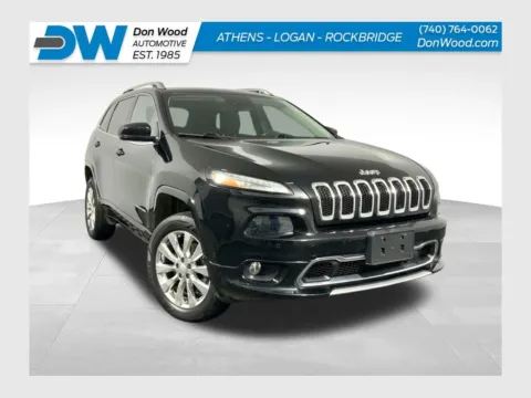 Black 2018 Jeep Cherokee Overland for sale in Athens, OH