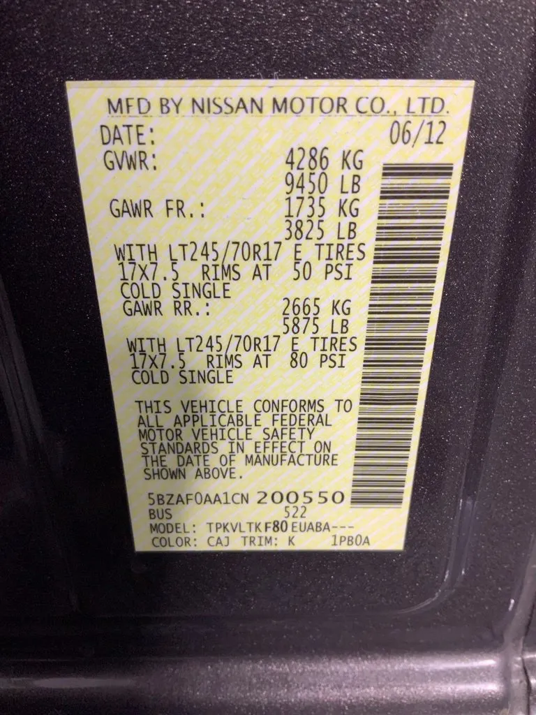 Nissan NV photo 36