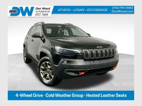 Black 2020 Jeep Cherokee Trailhawk for sale in Athens, OH