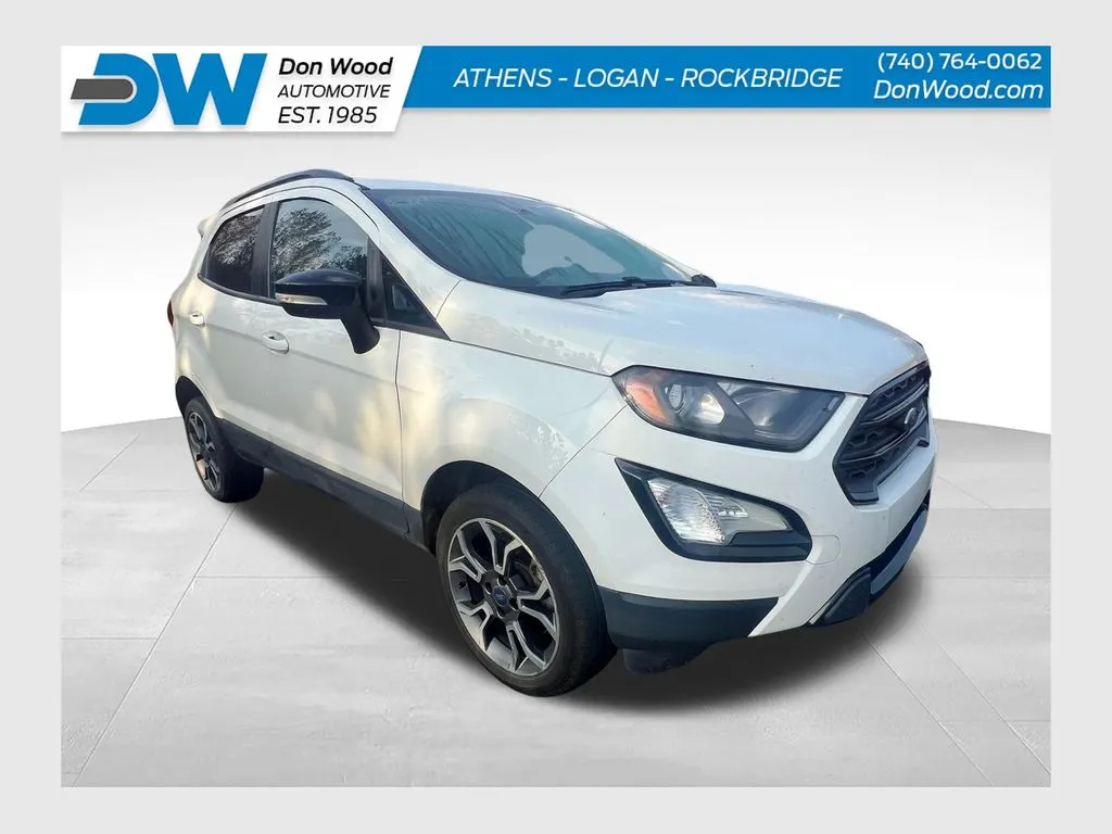 White 2020 Ford EcoSport SES for sale in Athens, OH