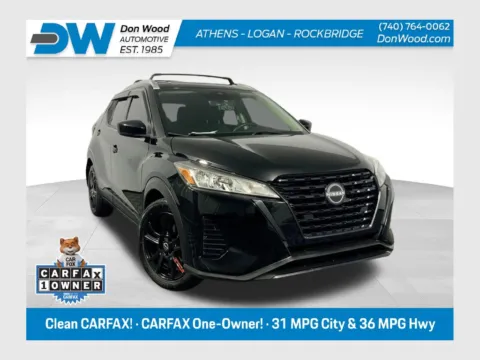 Black 2022 Nissan Kicks SV for sale in Athens, OH