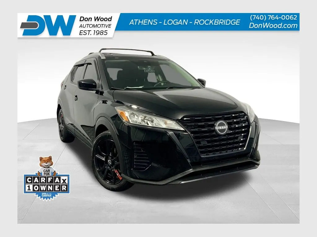 Black 2022 Nissan Kicks SV for sale in Athens, OH