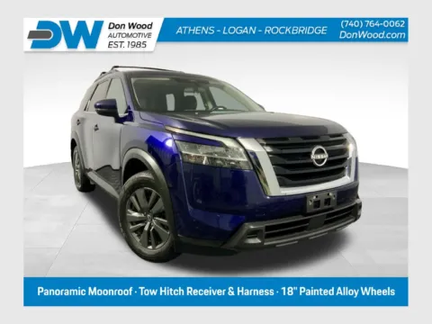 Blue 2022 Nissan Pathfinder SV for sale in Athens, OH