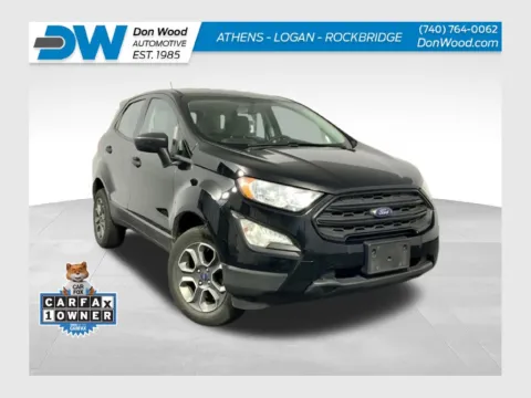 Black 2020 Ford EcoSport S for sale in Athens, OH