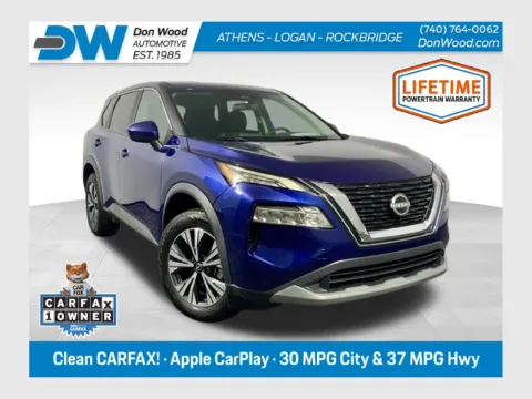 Blue 2023 Nissan Rogue SV for sale in Athens, OH