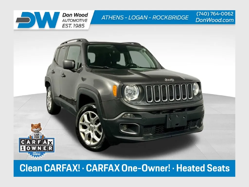 Gray 2018 Jeep Renegade Latitude for sale in Athens, OH