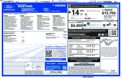 Photos of 2026 Ford Mustang Dark Horse for sale in Athens, OH at Don Wood Ford Lincoln