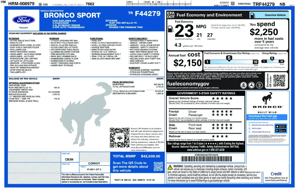 Ford Bronco Sport photo 2