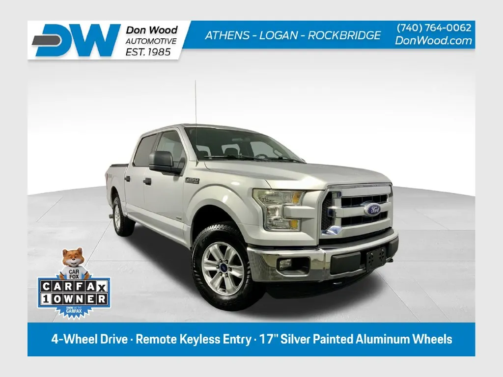 Silver 2015 Ford F-150 XLT for sale in Athens, OH