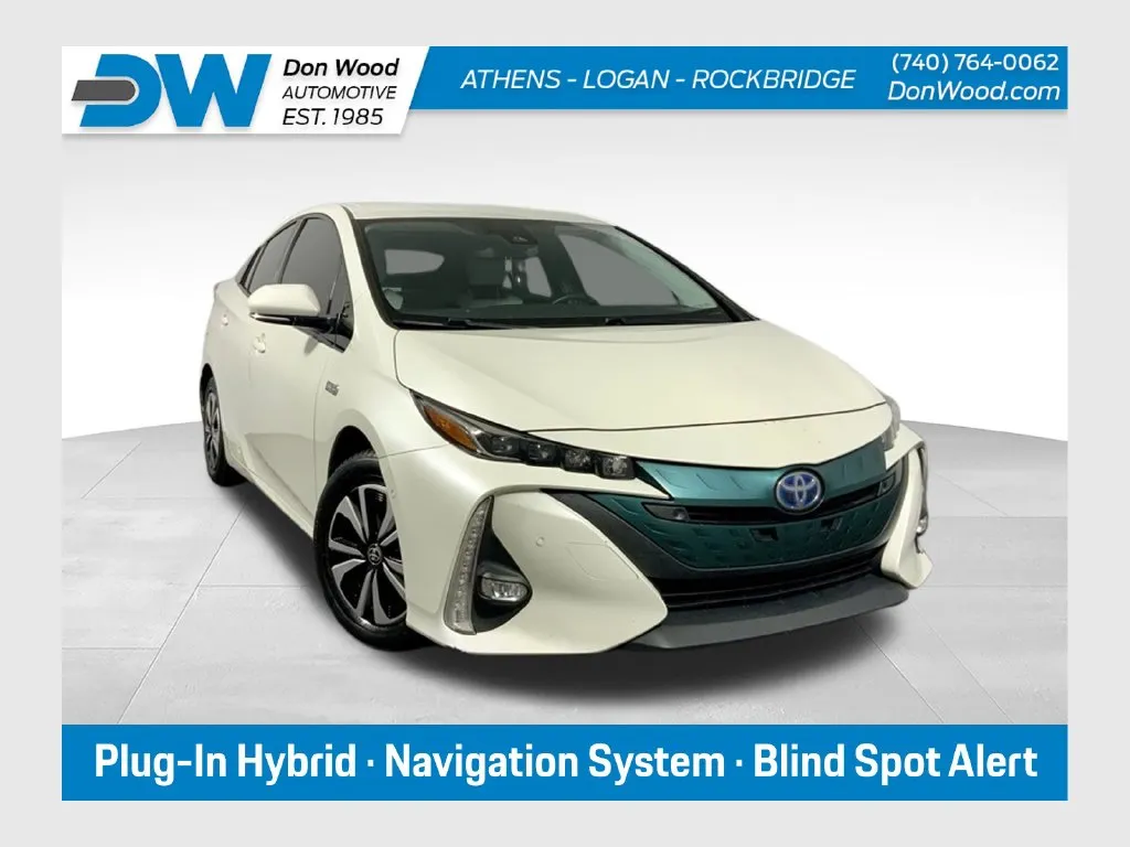 White 2018 Toyota Prius Prime Advanced for sale in Athens, OH