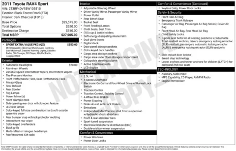 Photos of 2011 Toyota RAV4 Sport for sale in Athens, OH at Don Wood Ford Lincoln