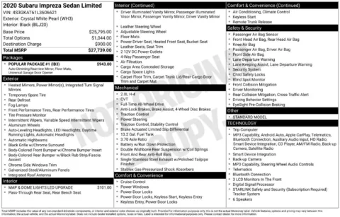 Photos of 2020 Subaru Impreza Limited for sale in Athens, OH at Don Wood Ford Lincoln