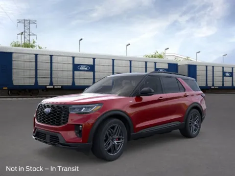 Red 2025 Ford Explorer ST-Line for sale in Athens, OH