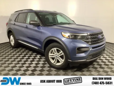 Blue 2021 Ford Explorer XLT for sale in Athens, OH