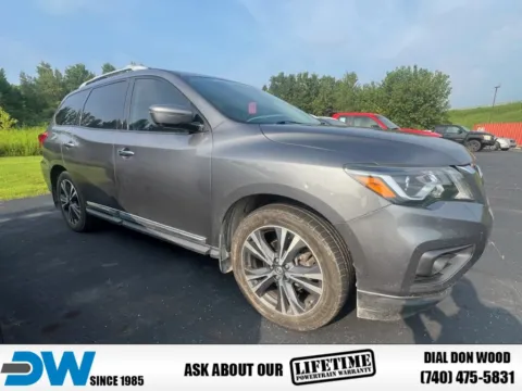 Gray 2017 Nissan Pathfinder Platinum for sale in Athens, OH