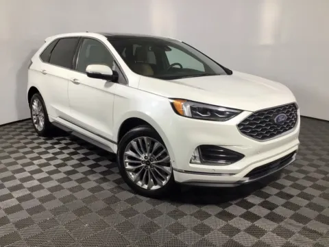 White 2024 Ford Edge Titanium for sale in Athens, OH