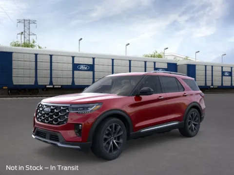 Red 2025 Ford Explorer Platinum for sale in Athens, OH
