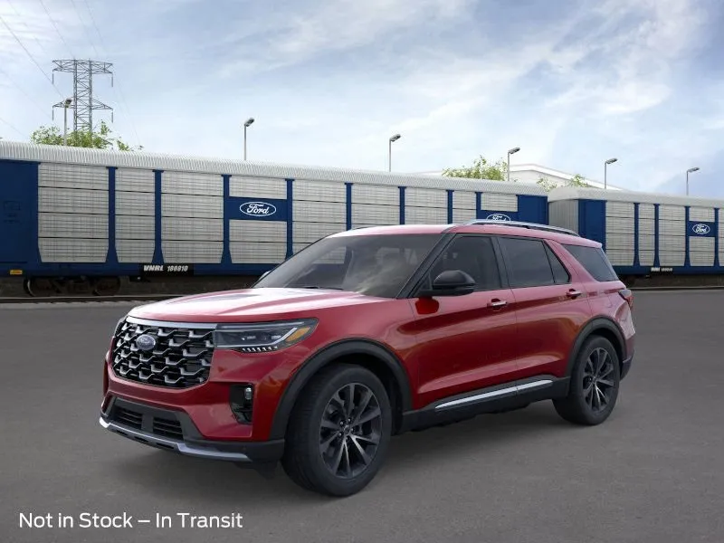 Red 2025 Ford Explorer Platinum for sale in Athens, OH