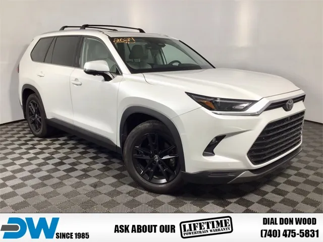 White 2024 Toyota Grand Highlander Platinum for sale in Athens, OH