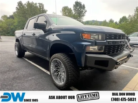 Blue 2021 Chevrolet Silverado 1500 Custom for sale in Athens, OH