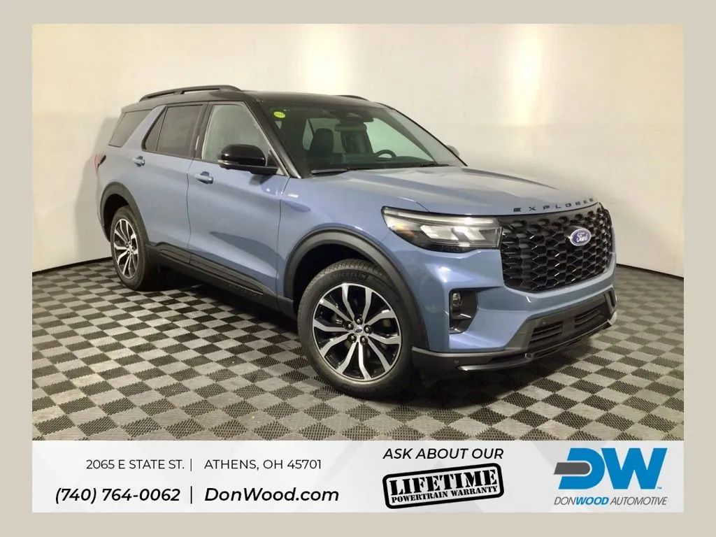 Blue 2025 Ford Explorer ST-Line for sale in Athens, OH
