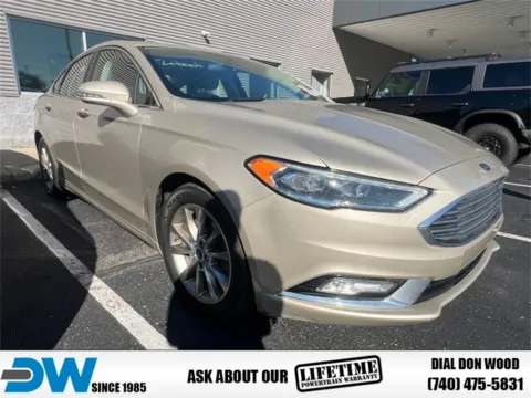 White 2017 Ford Fusion SE for sale in Athens, OH