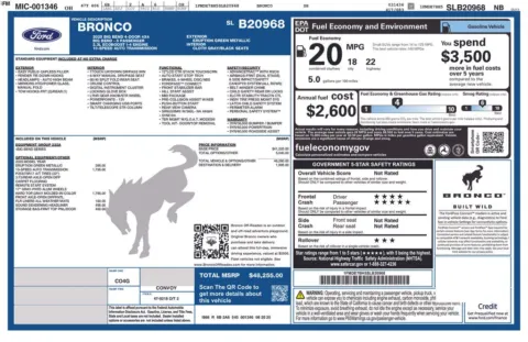 Another view of 2025 Ford Bronco Big Bend for sale in Athens, OH at Don Wood Ford Lincoln