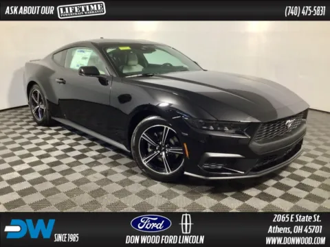 Black 2025 Ford Mustang EcoBoost for sale in Athens, OH