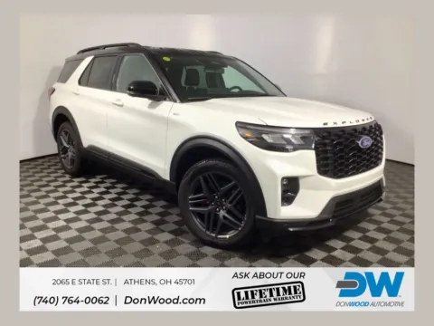 White 2025 Ford Explorer ST-Line for sale in Athens, OH