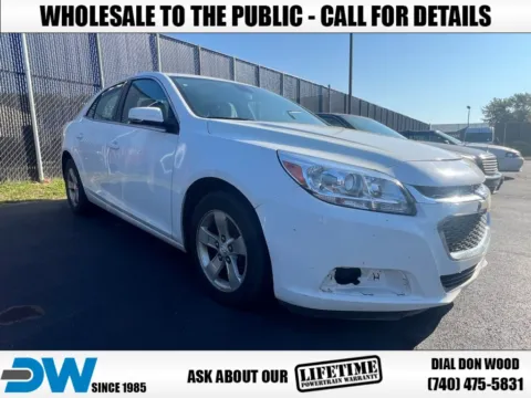 White 2016 Chevrolet Malibu Limited LT for sale in Athens, OH