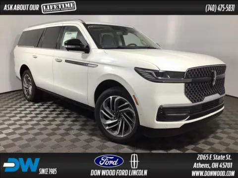 White 2025 Lincoln Navigator L Reserve for sale in Athens, OH