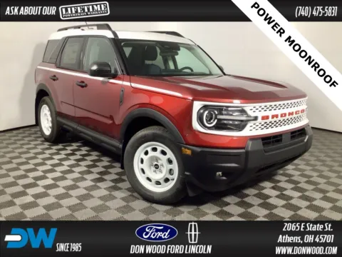 Red 2025 Ford Bronco Sport Heritage for sale in Athens, OH