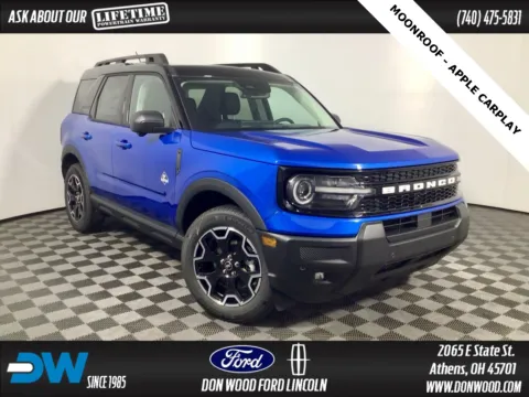 Blue 2025 Ford Bronco Sport Outer Banks for sale in Athens, OH