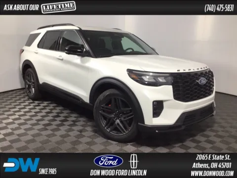 White 2025 Ford Explorer ST for sale in Athens, OH