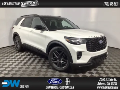 White 2025 Ford Explorer ST for sale in Athens, OH