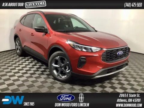 Red 2025 Ford Escape Hybrid ST-Line for sale in Athens, OH