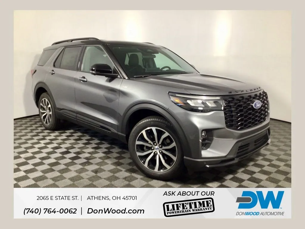 Gray 2025 Ford Explorer ST-Line for sale in Athens, OH