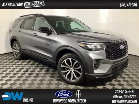 Gray 2025 Ford Explorer ST-Line for sale in Athens, OH