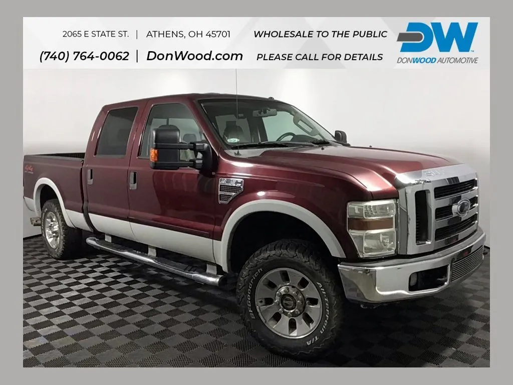 Red 2008 Ford F-250SD XL for sale in Athens, OH