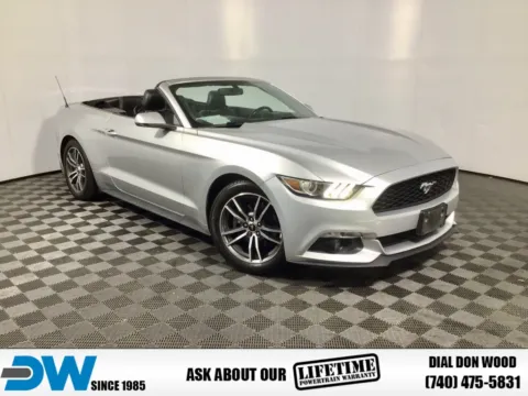 Silver 2015 Ford Mustang EcoBoost Premium for sale in Athens, OH