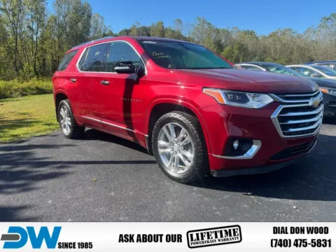 Red 2018 Chevrolet Traverse High Country for sale in Athens, OH