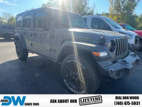 Gray 2021 Jeep Wrangler Unlimited Sport Altitude for sale in Athens, OH