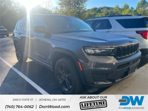 Gray 2021 Jeep Grand Cherokee L Altitude for sale in Athens, OH