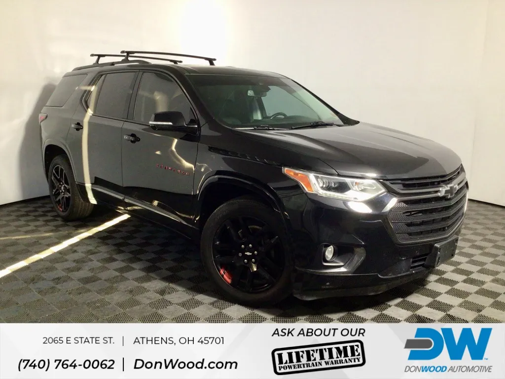Black 2018 Chevrolet Traverse Premier for sale in Athens, OH