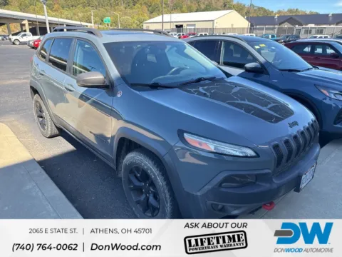 Gray 2015 Jeep Cherokee Trailhawk for sale in Athens, OH