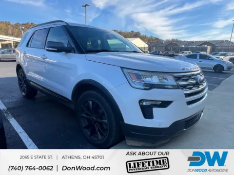 White 2019 Ford Explorer XLT for sale in Athens, OH